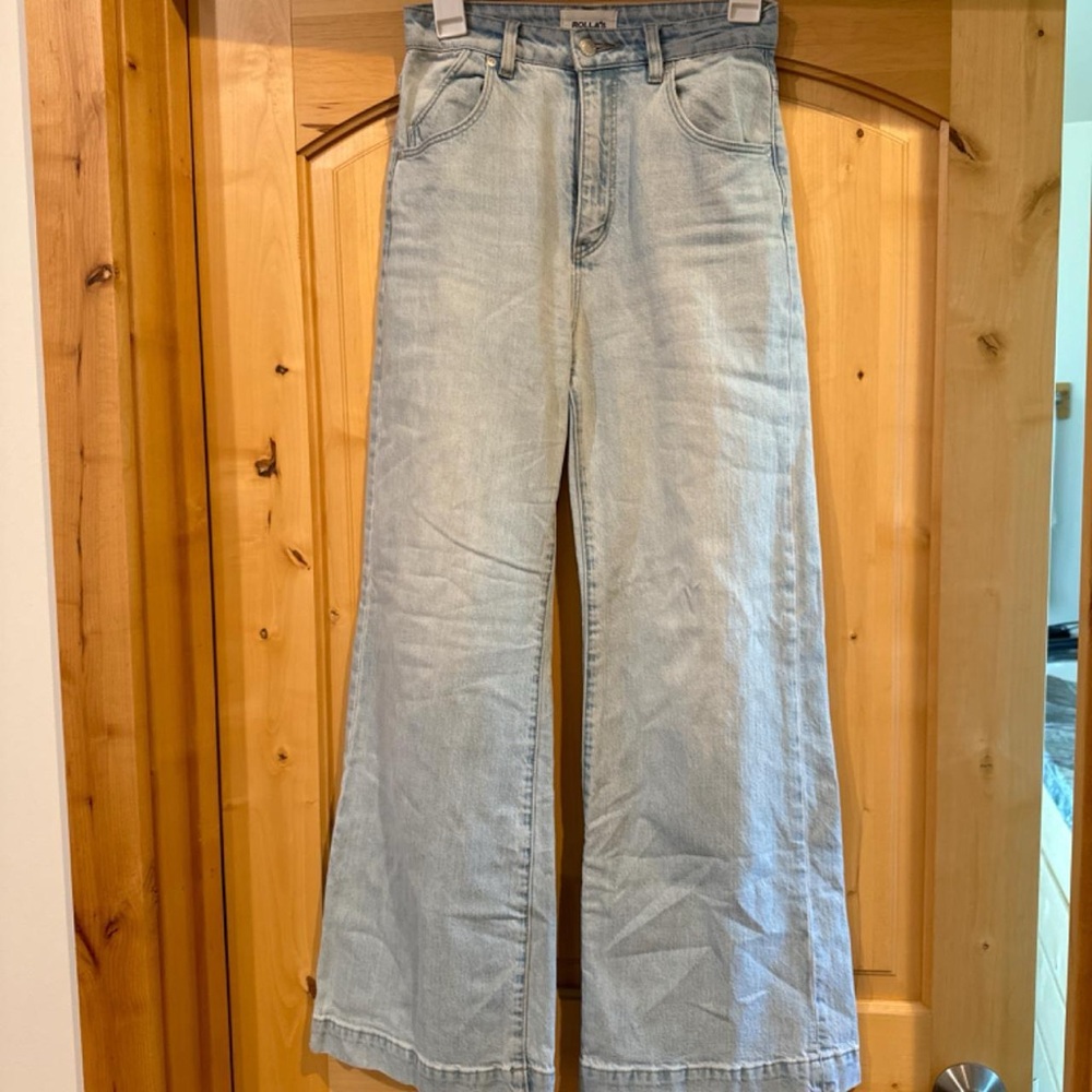 ROLLA’s High Rise Wide Leg Jeans